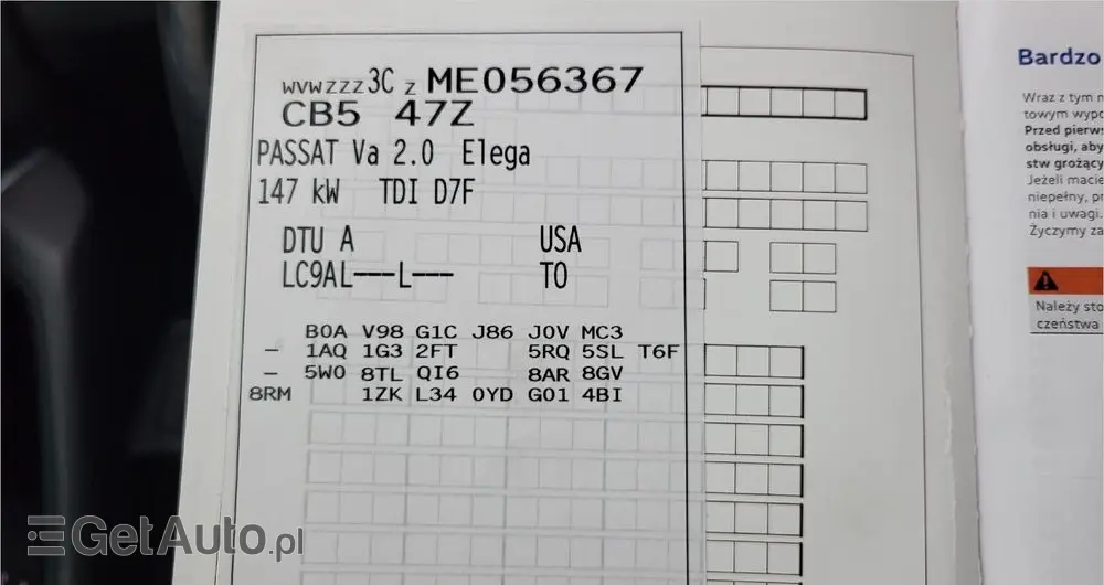 VOLKSWAGEN Passat Variant 2.0 TDI Elegance DSG