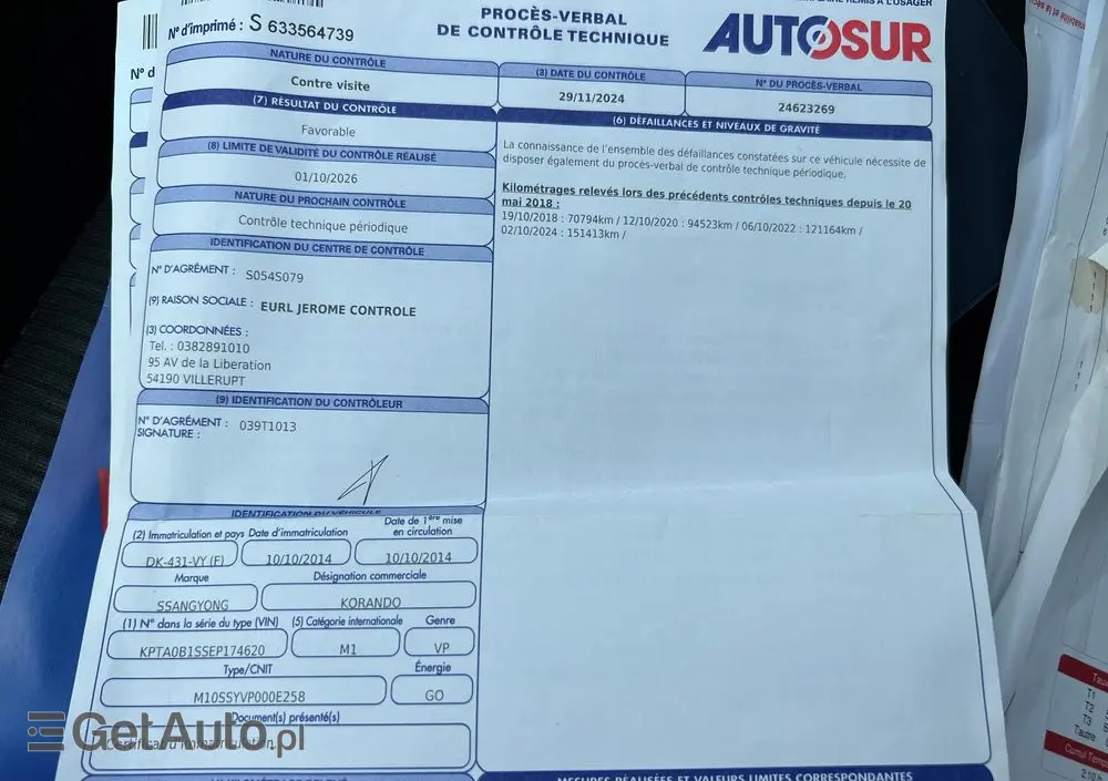 SSANGYONG/KGM Korando 2.0 Eco e-XDi DPF 2WD Sapphire