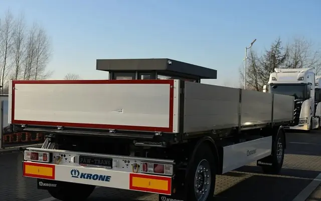 KRONE PRZYCZEPA KRONE SKRZYNIA ///* BURTOWA ///* 2019 ///* JAK NOWA! 