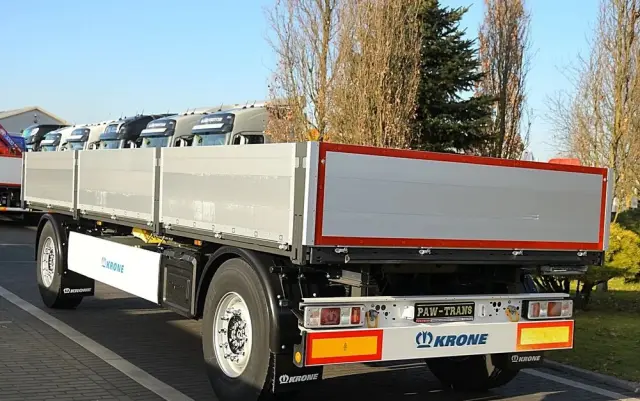 KRONE PRZYCZEPA KRONE SKRZYNIA ///* BURTOWA ///* 2019 ///* JAK NOWA! 