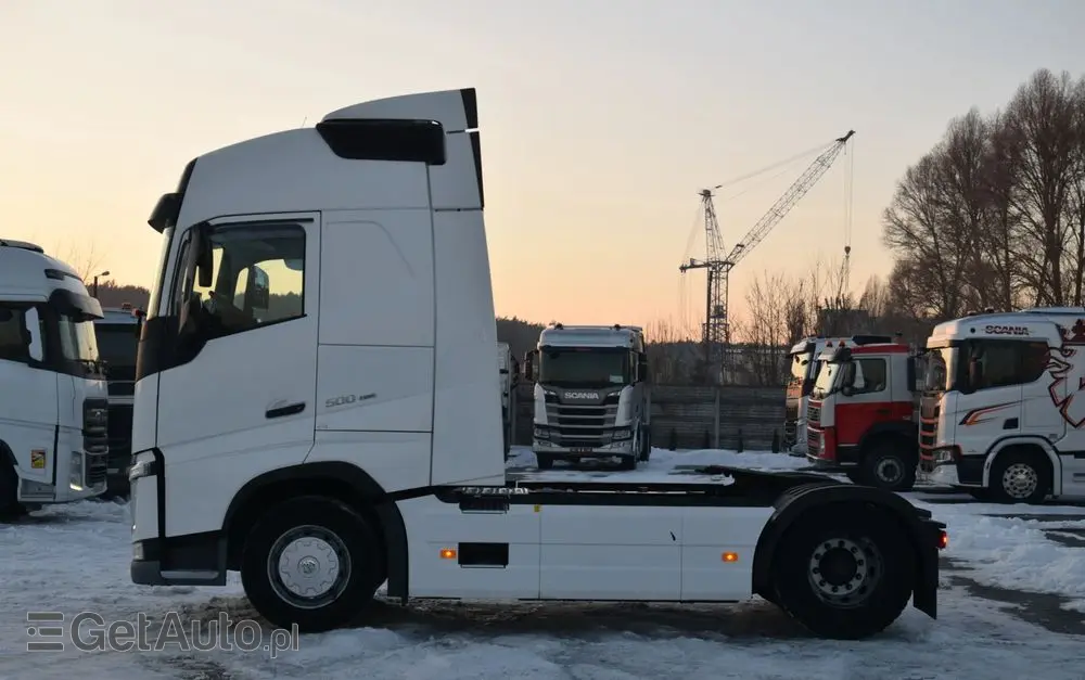 VOLVO FH500 / I-SAVE / EURO 6 / KLIMATYZACJA POSTOJOWA / ACC / LEDY / 2 ZBIORNIKI / FULL SPILERY / SERWISOWANY / SPROWADZONY 