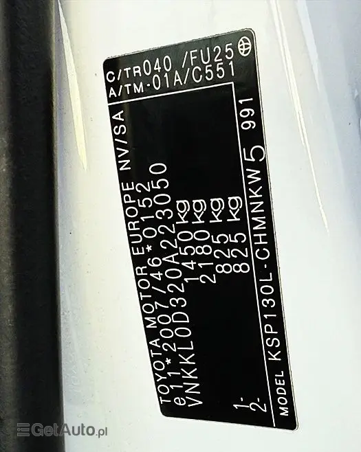 TOYOTA Yaris 1.0 Life