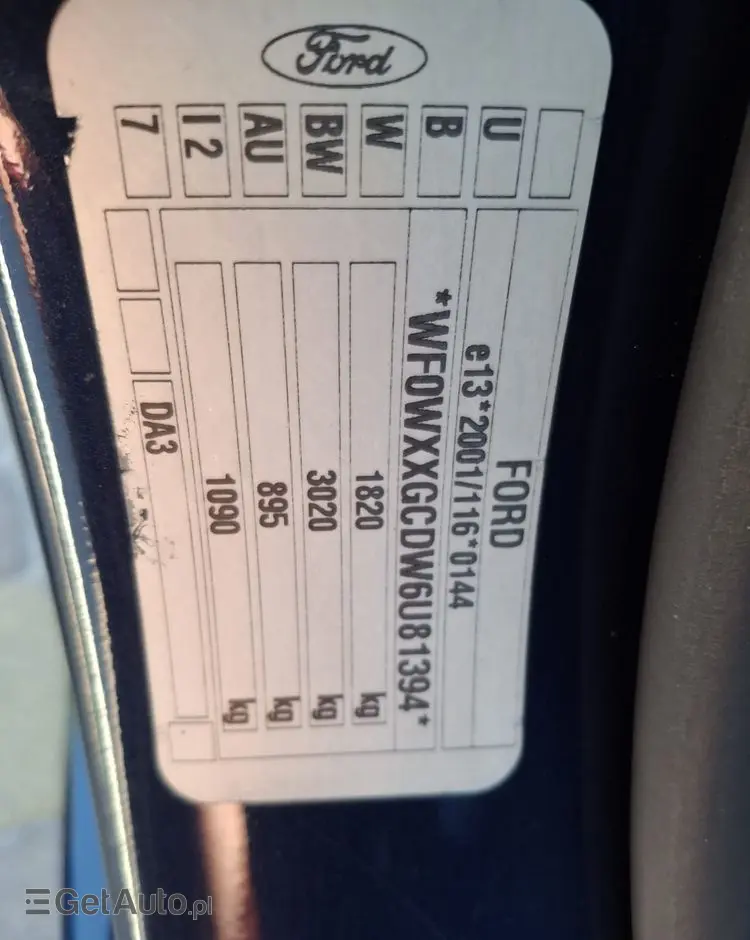 FORD Focus 1.8 Connection