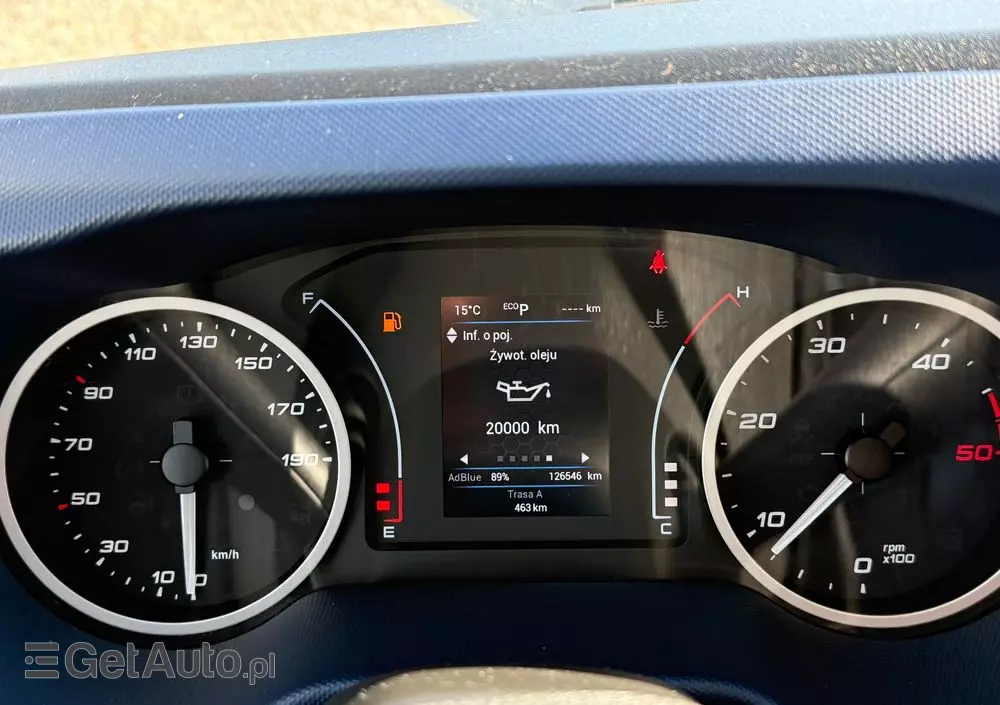 IVECO Daily 72-210/Automat Hi-Matic/Full LED/kontener15 epalet/winda 1000kg/poduszki fabryczne/kamera cofania 