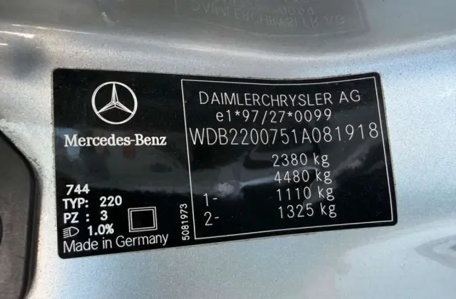 MERCEDES-BENZ Klasa S 