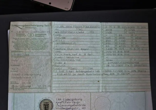 OPEL Vectra 1.8 Caravan Business