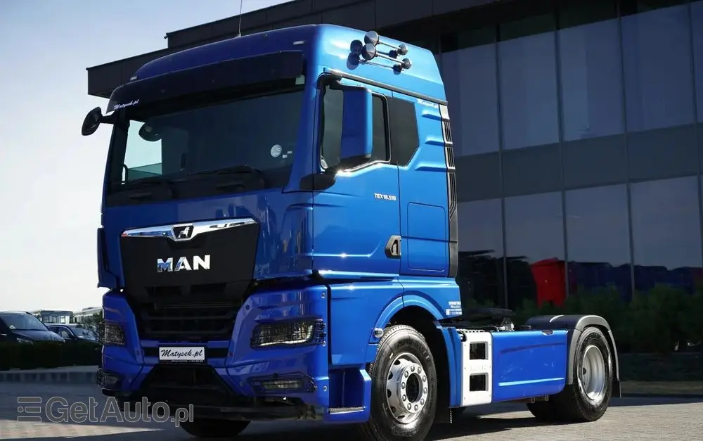 MAN TGX 18.510 / GM / HYDRAULIKA / RETARDER / CAŁY NAPODUSZKACH / NAVI / OPONY 100 % 