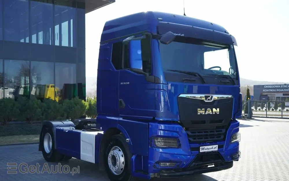 MAN TGX 18.510 / GM / HYDRAULIKA / RETARDER / CAŁY NAPODUSZKACH / NAVI / OPONY 100 % 