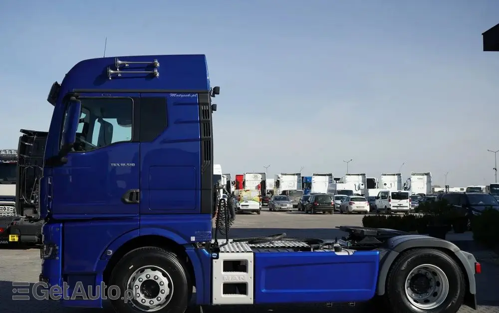 MAN TGX 18.510 / GM / HYDRAULIKA / RETARDER / CAŁY NAPODUSZKACH / NAVI / OPONY 100 % 