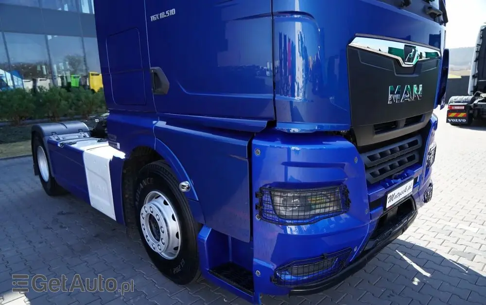 MAN TGX 18.510 / GM / HYDRAULIKA / RETARDER / CAŁY NAPODUSZKACH / NAVI / OPONY 100 % 