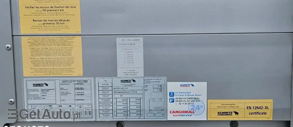 SCHMITZ CARGOBULL KONTENER / STANDARD / MOŻLIWOŚĆ ZAMONTOWANIA DRZWI 