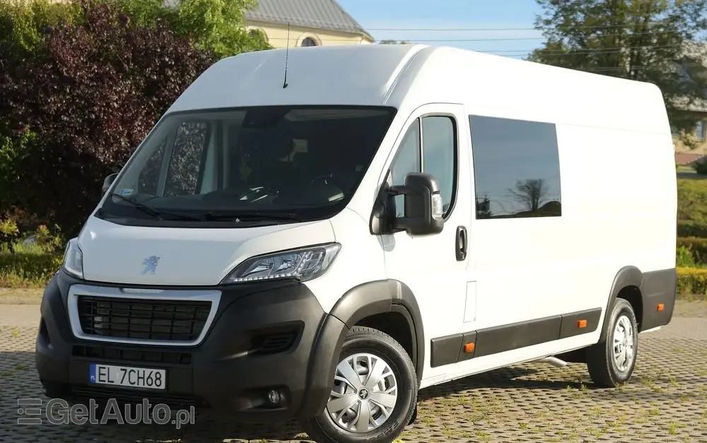 PEUGEOT BOXER 2.2 165KM * BRYGADOWY! * 7 osób * oryginał * KAMERA LED* Salon PL 