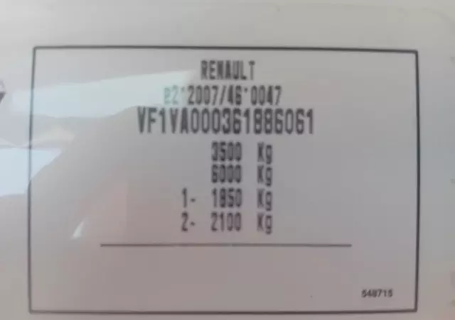 RENAULT MASTER do zabudowy 