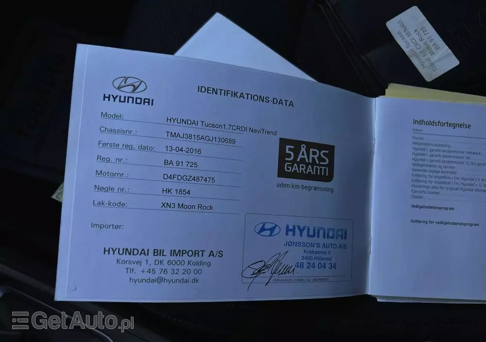 HYUNDAI Tucson Blue 1.7 CRDi 2WD Style