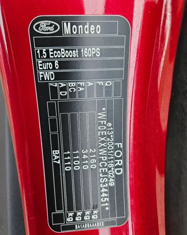 FORD Mondeo 1.5 EcoBoost Ambiente Plus