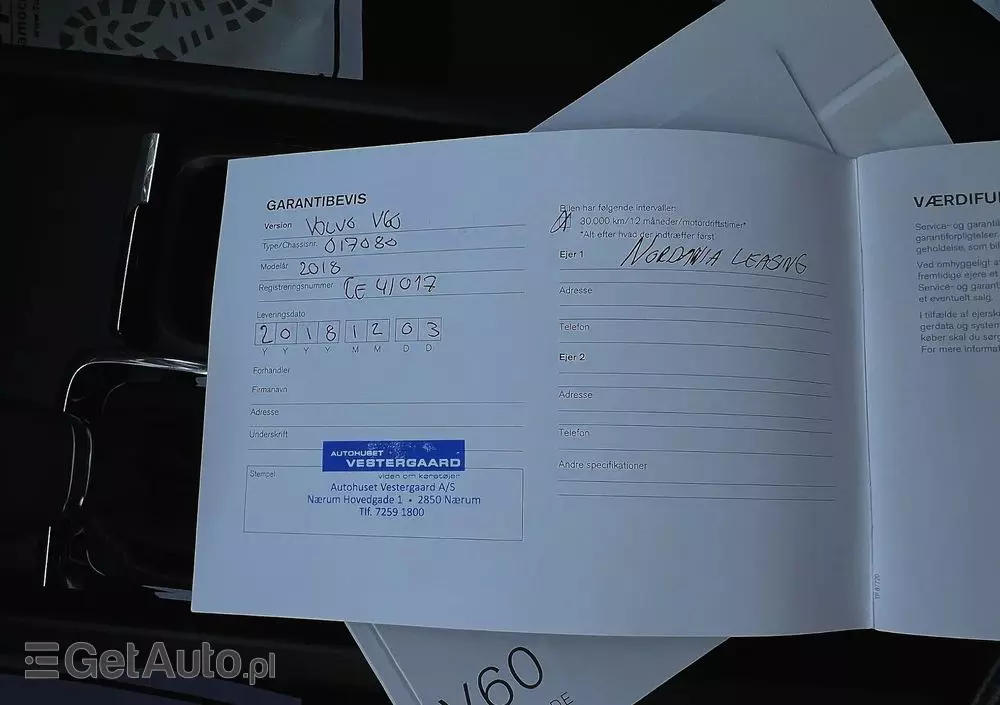 VOLVO V60 D4 Geartronic Inscription