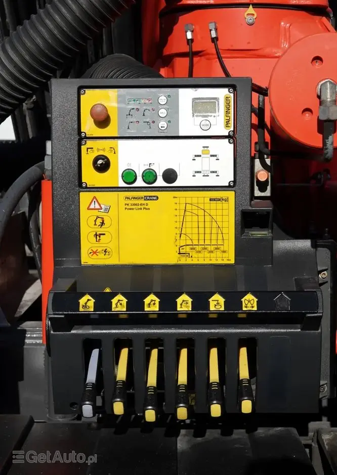 RENAULT C 430 / 8x4 / SKRZYNIOWY 7 M + HDS PALFINGER 33002 -wysów: 14,5 M / UDŹWIG 9800 KG / STEROWANIE RADIOWE / ROTATOR / EURO 6 