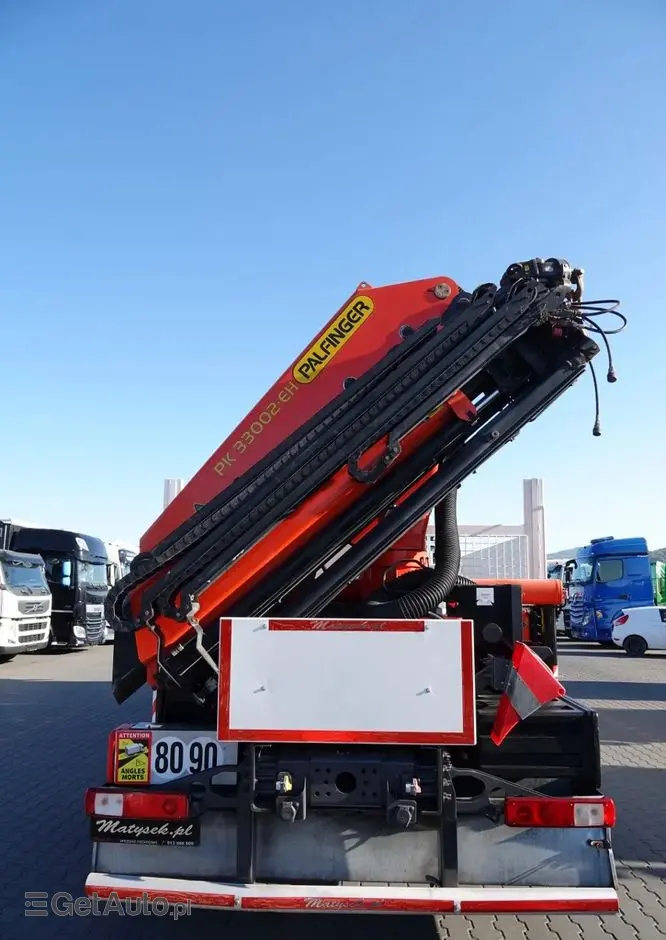 RENAULT C 430 / 8x4 / SKRZYNIOWY 7 M + HDS PALFINGER 33002 -wysów: 14,5 M / UDŹWIG 9800 KG / STEROWANIE RADIOWE / ROTATOR / EURO 6 