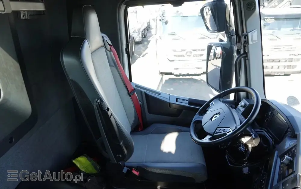 RENAULT C 430 / 8x4 / SKRZYNIOWY 7 M + HDS PALFINGER 33002 -wysów: 14,5 M / UDŹWIG 9800 KG / STEROWANIE RADIOWE / ROTATOR / EURO 6 