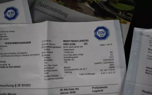 MERCEDES-BENZ Klasa A 