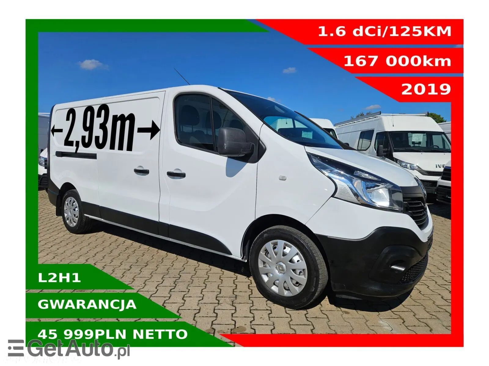 RENAULT Trafic L2H1 Pack Clim (1200)