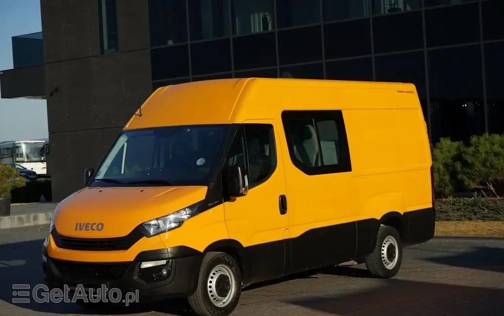 IVECO DAILY 35-140 / BRYGADÓWKA / 7 MIEJSC / BLASZAK / FURGON / SPROWADZONY 