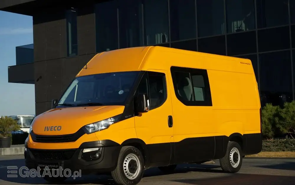 IVECO DAILY 35-140 / BRYGADÓWKA / 7 MIEJSC / BLASZAK / FURGON / SPROWADZONY 