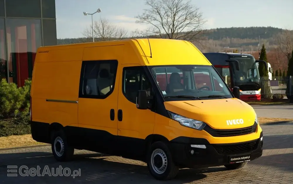IVECO DAILY 35-140 / BRYGADÓWKA / 7 MIEJSC / BLASZAK / FURGON / SPROWADZONY 
