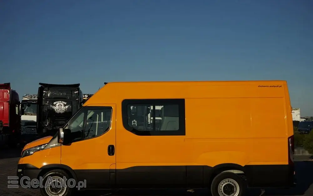 IVECO DAILY 35-140 / BRYGADÓWKA / 7 MIEJSC / BLASZAK / FURGON / SPROWADZONY 