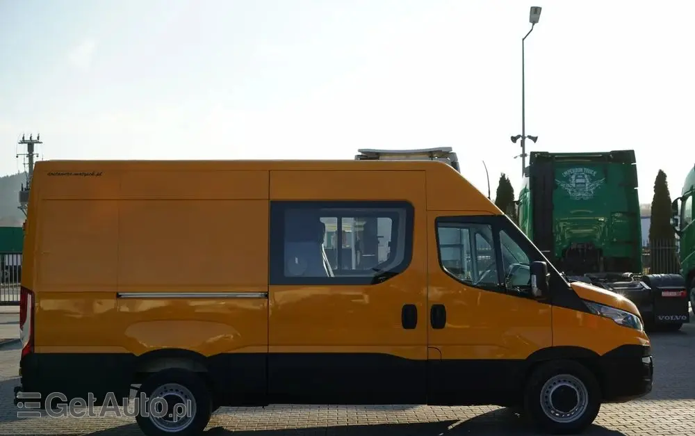 IVECO DAILY 35-140 / BRYGADÓWKA / 7 MIEJSC / BLASZAK / FURGON / SPROWADZONY 