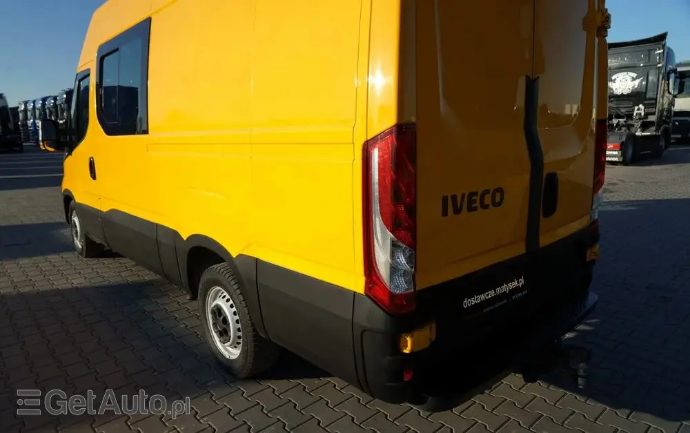 IVECO DAILY 35-140 / BRYGADÓWKA / 7 MIEJSC / BLASZAK / FURGON / SPROWADZONY 