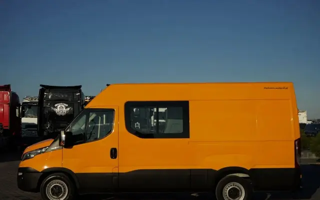 IVECO DAILY 35-140 / BRYGADÓWKA / 7 MIEJSC / BLASZAK / FURGON / SPROWADZONY 