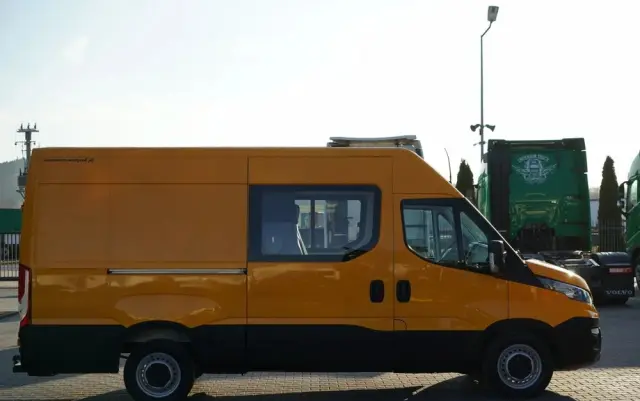 IVECO DAILY 35-140 / BRYGADÓWKA / 7 MIEJSC / BLASZAK / FURGON / SPROWADZONY 