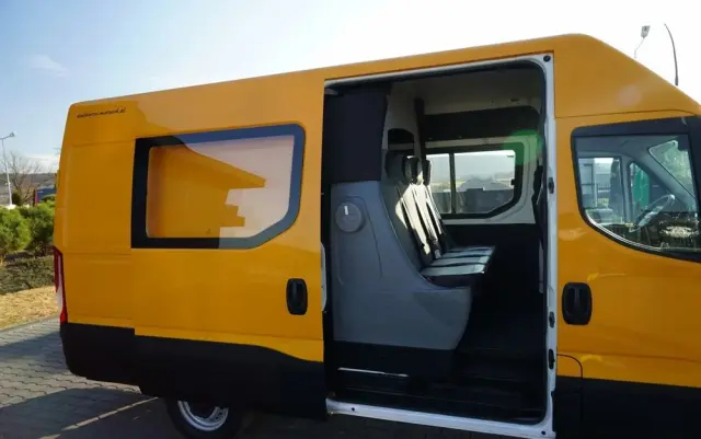 IVECO DAILY 35-140 / BRYGADÓWKA / 7 MIEJSC / BLASZAK / FURGON / SPROWADZONY 