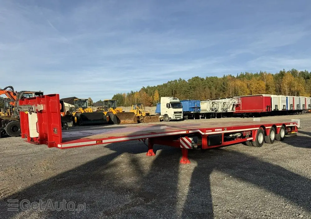 FAYMONVILLE Niskopodłogowa Telemega Rozciągana 7m 3-Osiowa Oś skrętna 