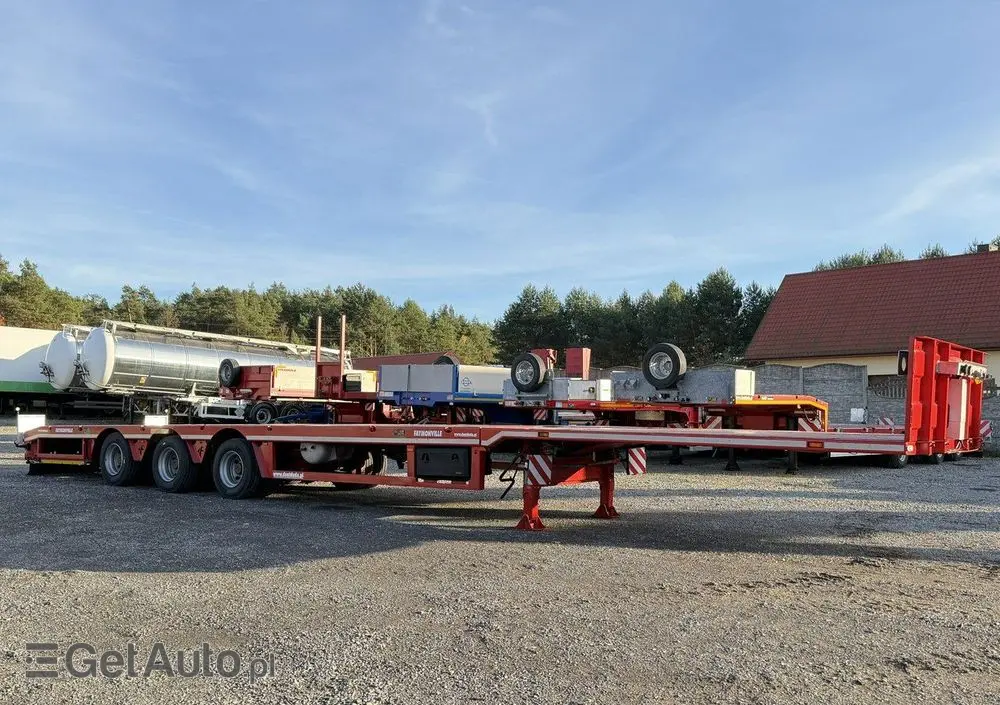 FAYMONVILLE Niskopodłogowa Telemega Rozciągana 7m 3-Osiowa Oś skrętna 