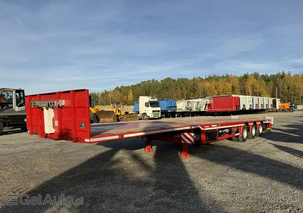 FAYMONVILLE Niskopodłogowa Telemega Rozciągana 7m 3-Osiowa Oś skrętna 