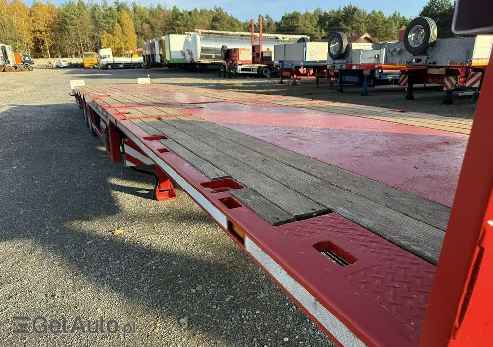 FAYMONVILLE Niskopodłogowa Telemega Rozciągana 7m 3-Osiowa Oś skrętna 