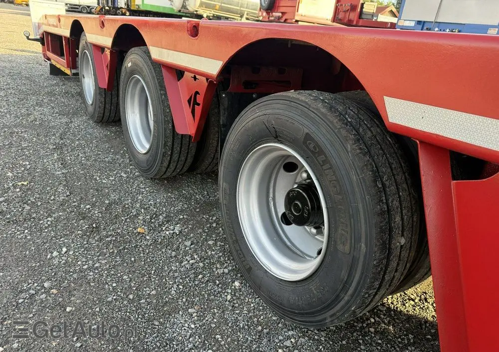 FAYMONVILLE Niskopodłogowa Telemega Rozciągana 7m 3-Osiowa Oś skrętna 