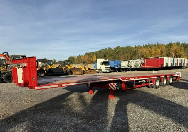 FAYMONVILLE Niskopodłogowa Telemega Rozciągana 7m 3-Osiowa Oś skrętna 