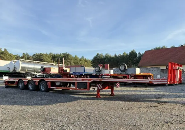 FAYMONVILLE Niskopodłogowa Telemega Rozciągana 7m 3-Osiowa Oś skrętna 