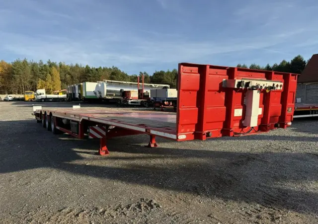 FAYMONVILLE Niskopodłogowa Telemega Rozciągana 7m 3-Osiowa Oś skrętna 