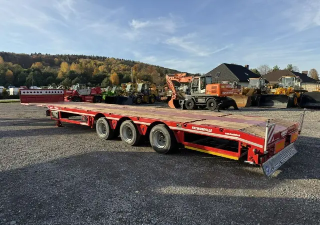 FAYMONVILLE Niskopodłogowa Telemega Rozciągana 7m 3-Osiowa Oś skrętna 