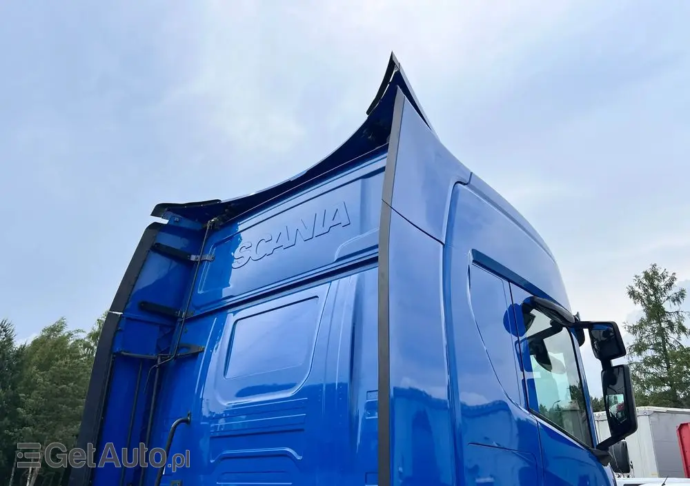 SCANIA R500 2020 cała na poduszce z hydrauliką z Niemiec kontrakt serwisowy ASO 