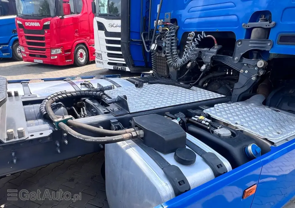 SCANIA R500 2020 cała na poduszce z hydrauliką z Niemiec kontrakt serwisowy ASO 