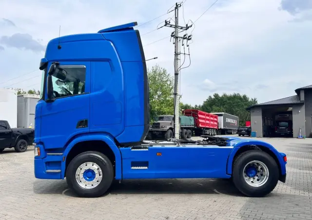 SCANIA R500 2020 cała na poduszce z hydrauliką z Niemiec kontrakt serwisowy ASO 