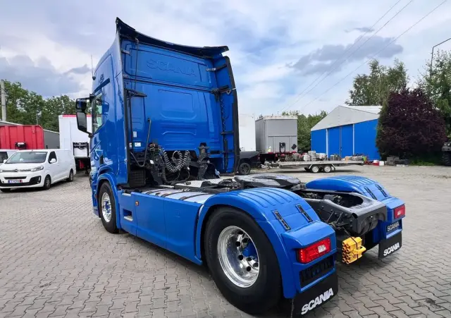 SCANIA R500 2020 cała na poduszce z hydrauliką z Niemiec kontrakt serwisowy ASO 