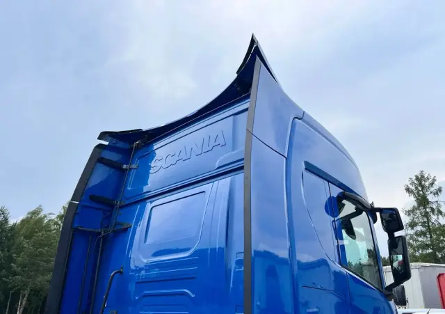 SCANIA R500 2020 cała na poduszce z hydrauliką z Niemiec kontrakt serwisowy ASO 