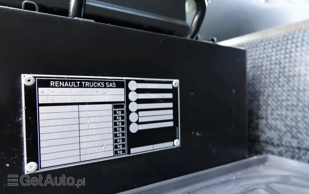 RENAULT C 430 / 8x4 / SKRZYNIOWY 7 M + HDS PALFINGER PK 24001-K C / WYSÓW 12,5M / STEROWANIE RADIOWE / WIDŁY / ROTATOR / SPROWADZONY 