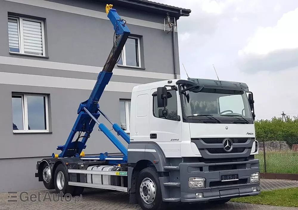 MERCEDES-BENZ AXOR ACTROS 2540 HAKOWIEC 3 OSIE 